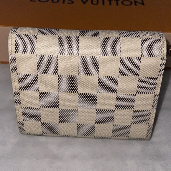 Louis Vuitton preloved Damier azur portefeuilla tri fold wallet excellent con. - Picture 11 of 11